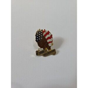 American Flag Eagle Lapel Pin Top Recruiter
